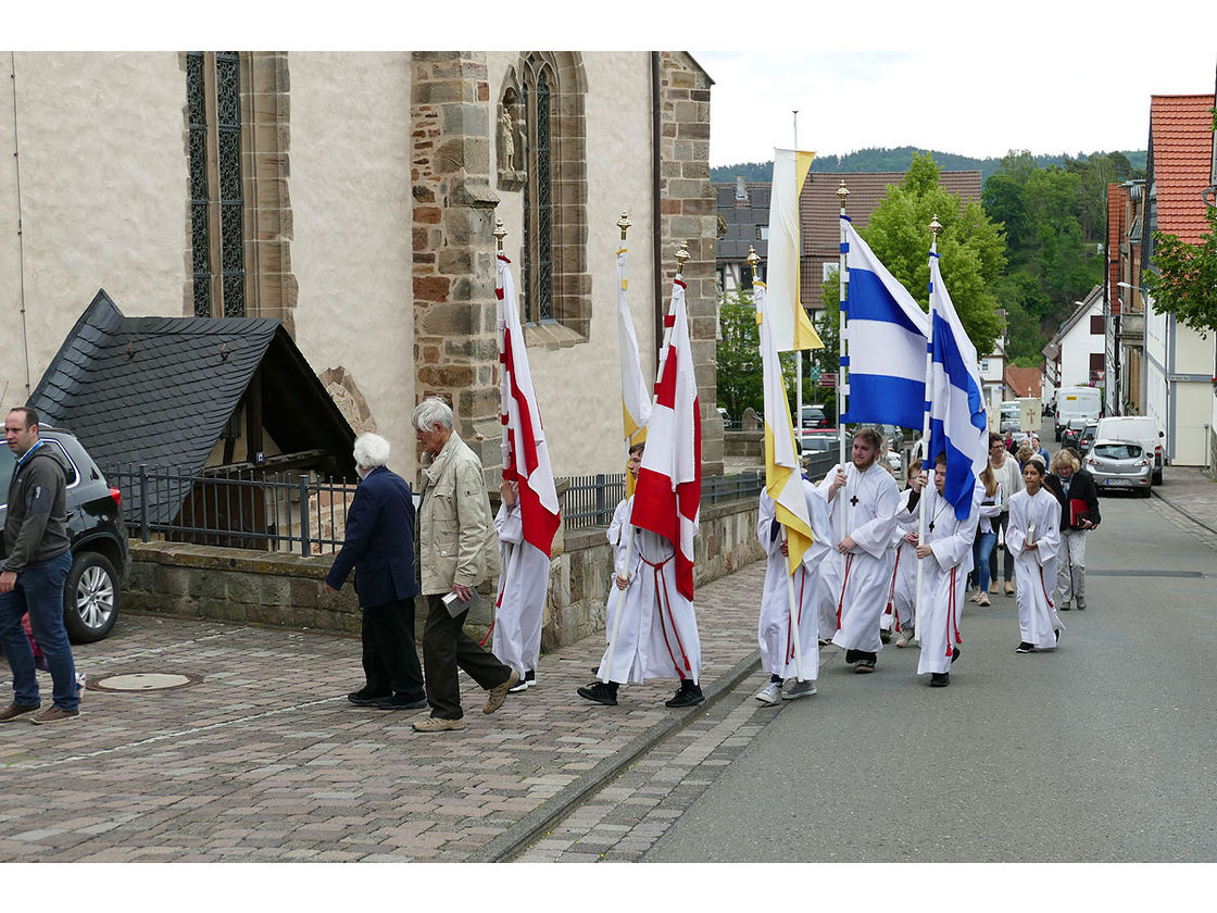 Bittprozession an Christi Himmelfahrt (Foto: Karl-Franz Thiede)